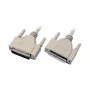 EFB-Elektronik Cavo dati seriale 1:1, 2x D-Sub 25, maschio-femmina, 2,0 m, beige