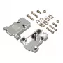 EFB E-DH09 Coperchio D-Sub metallizzato per DB9, grigio