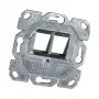 EFB Elektronik ET-25111K Cornice da parete 1-Port per moduli Keystone bianco puro RAL 9010