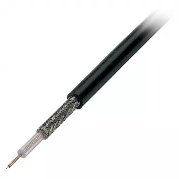 EFB Elektronik Cavo coassiale RG174 U, 50 Ohm, nero