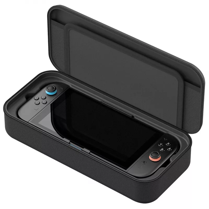 Venom Charging Case per Nintendo Switch 2 - custodia rigida con powerbank 10.000 mAh, nero
