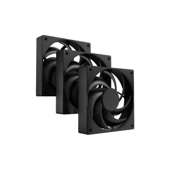 Set di 3 ventole Fury SAI S12 PWM nere da 120 mm