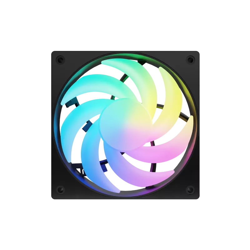 Ventola Fury Fan Sai S12 ARGB PWM, nera