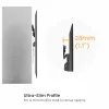 Equip supporto a parete per TV 37-86 pollici senza foratura con 1 snodo, 60 kg, nero