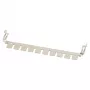 EFB-Elektronik Grounding Rail 2/10 per armadio 19 pollici equipotenziale, rame, 482,6 mm