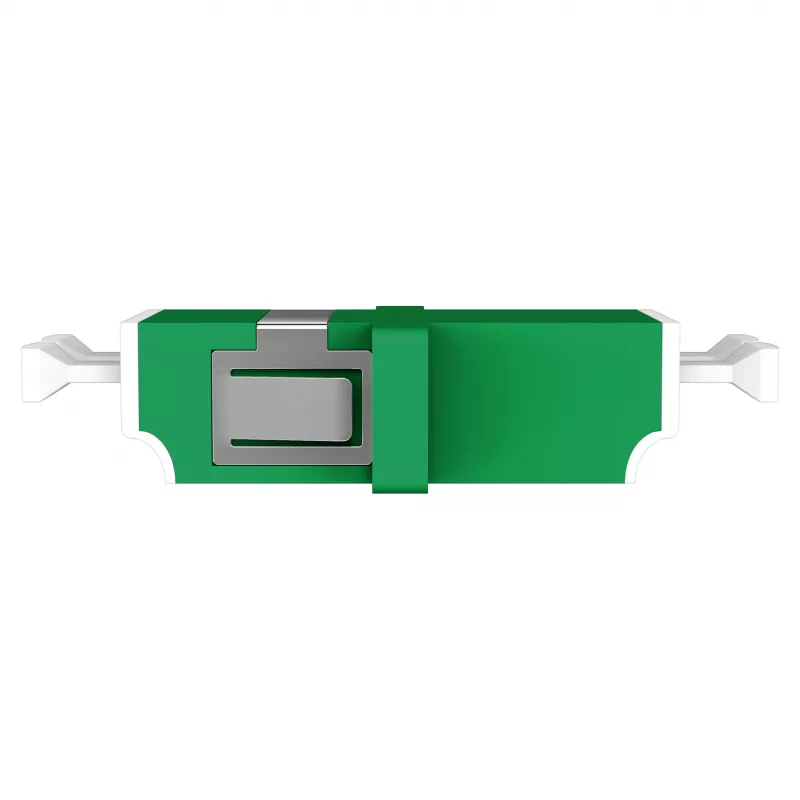 EFB Elektronik 53343.32 accoppiatore in fibra ottica LC/APC Duplex, OS2 monomodale, verde, con shutter