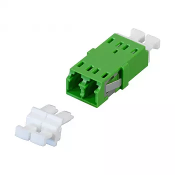 EFB Elektronik 53519.2 accoppiatore in fibra ottica LC/APC Duplex, monomodale, verde