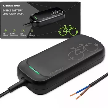 Qoltec caricabatterie E-Bike 36V 42V 2A senza connettore