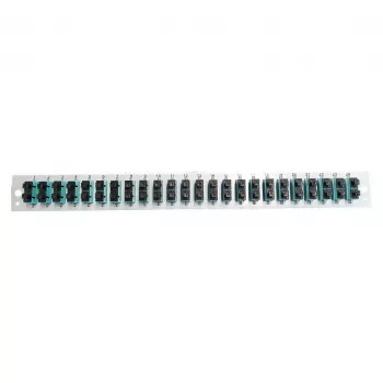 EFB Elektronik pannello frontale assemblato con 24 x SC Duplex Kupplung OM3 verticale, nero