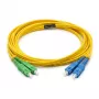 EFB-ELEKTRONIK Cavo patch in fibra ottica LC/APC a LC/UPC monomodale OS2 9/125µm 5m giallo