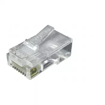 EFB-Elektronik Connettore modulare RJ45 UTP E-MO 8/8 SR, 100 pz., trasparente