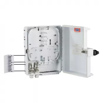 EFB-ELEKTRONIK FTTH-BOX-OUT-1 Scatola di distribuzione FTTH IP65 per 32 fibre, 16 adattatori, per esterni