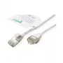 ROLINE GREEN Cavo patch U/FTP Cat.6A (Class EA), LSOH, slim, bianco, 1,5 m