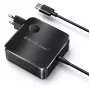 Qoltec Caricabatterie GaN USB-C PD 100W 5-20V 3-5A nero