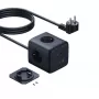 Baseus EnerFill FA11 67W cubo multipresa, 3x prese EU, 1x USB-C, 1x USB-A, 1,5 m, nero