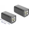 Delock Accoppiatore RJ45 femmina a femmina Cat.6A schermato nero