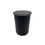 Airscape contenitore per aromi in acciaio inox medium, nero opaco