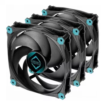 Iceberg Thermal IceGALE Silent PWM 120mm nero confezione da 3