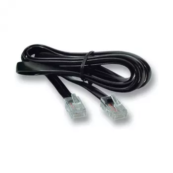 EFB Elektronik cavo modulare nero, 2 x RJ10 (4/4) connettore maschio, 1:1, 0,3 m