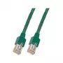 EFB-Elektronik cavo patch RJ45 Cat.5e SF/UTP LSZH Draka UC300 TM11 verde 2m
