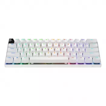 Logitech G PRO X 60 LIGHTSPEED tastiera gaming wireless 60% compatta - tattile - bianca - QWERTY International English