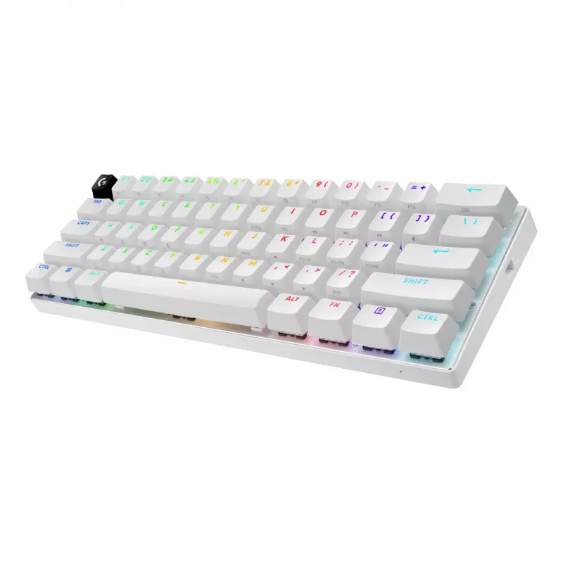 Logitech G PRO X 60 LIGHTSPEED tastiera gaming wireless 60% compatta - tattile - bianca - QWERTY International English