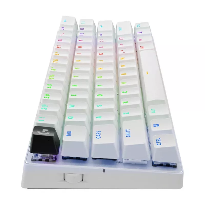 Logitech G PRO X 60 LIGHTSPEED tastiera gaming wireless 60% compatta - tattile - bianca - QWERTY International English