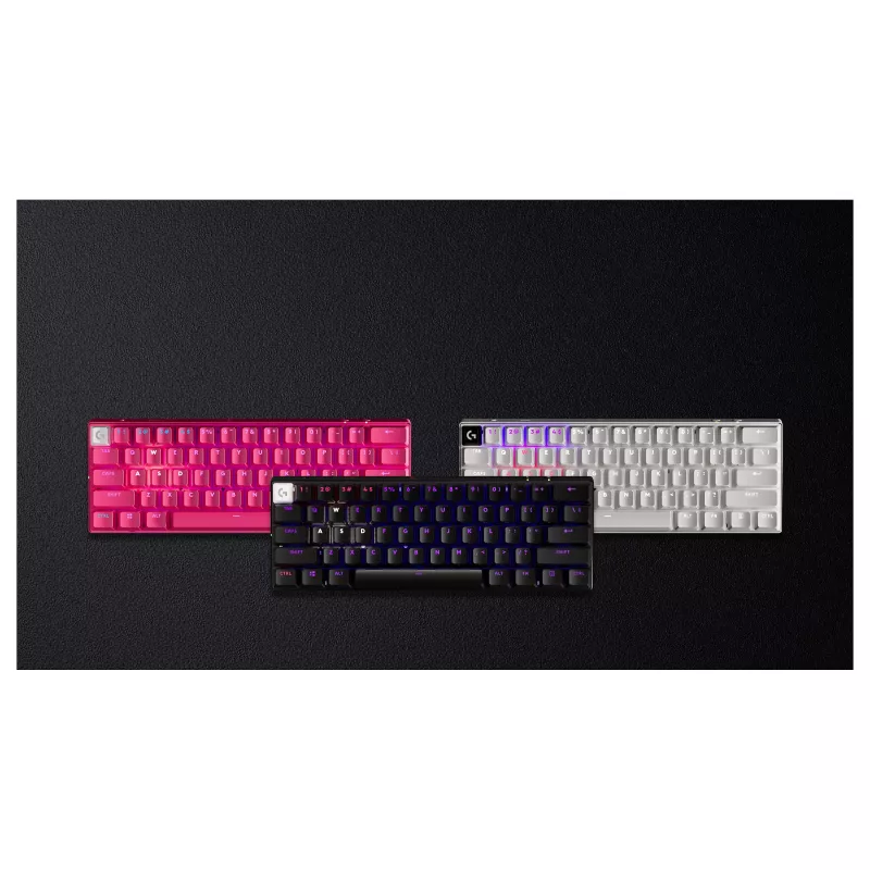 Logitech G PRO X 60 LIGHTSPEED tastiera gaming wireless 60% compatta - tattile - bianca - QWERTY International English