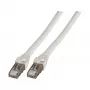 EFB-Elektronik cavo patch Cat.6A S/FTP RJ45, grigio, 60m