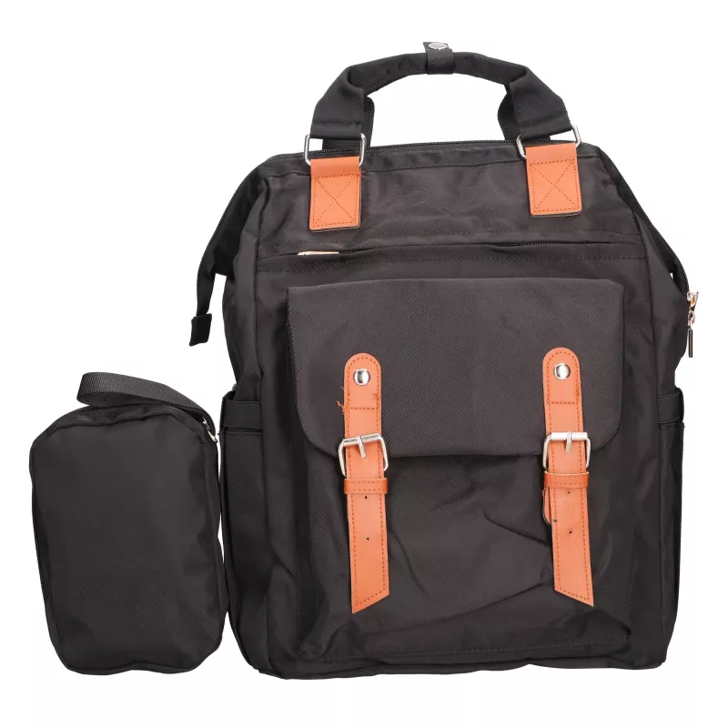 BLACK FOREST KM02 zaino da cabina 40x30x15 cm + beauty case nero