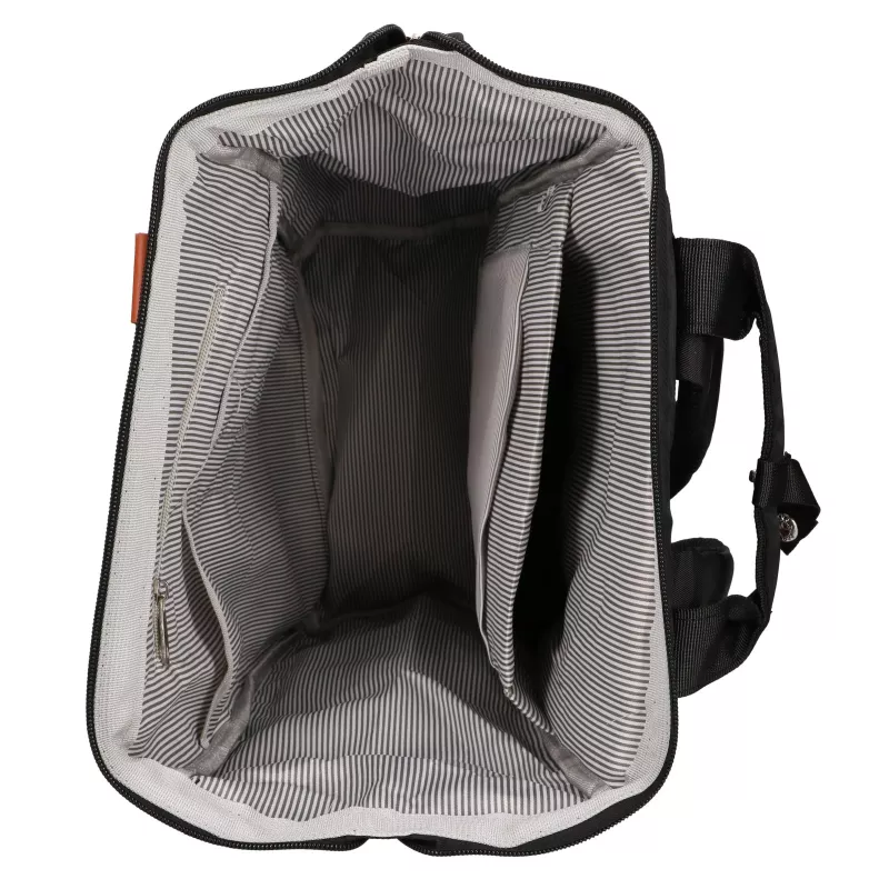 BLACK FOREST KM02 zaino da cabina 40x30x15 cm + beauty case nero