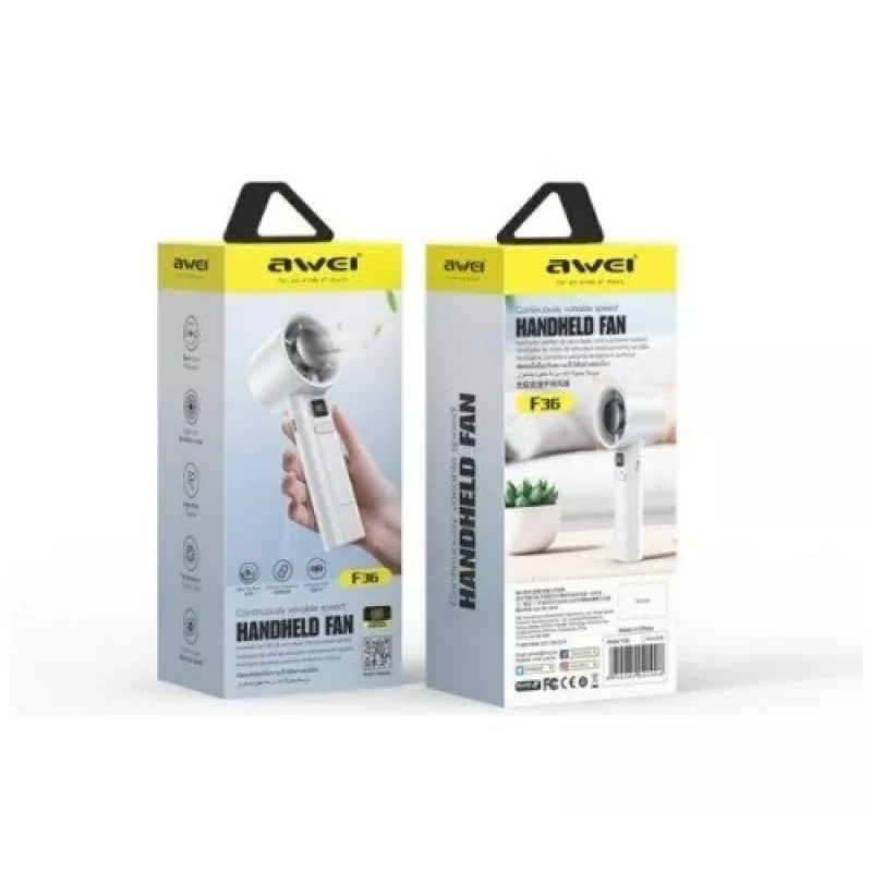 AWEI F36 mini ventola 2200mAh bianco