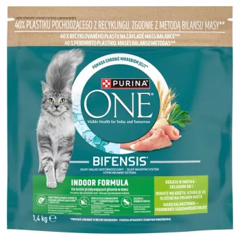 Purina ONE Indoor Formula gatto tacchino 1,4 kg