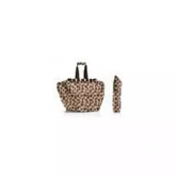 Reisenthel Easyshoppingbag Leo Macchiato (UJ6048) - borsa shopping, 20L, pieghevole, poliestere