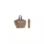 Reisenthel Easyshoppingbag Leo Macchiato (UJ6048) - borsa shopping, 20L, pieghevole, poliestere