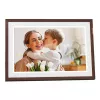 ARZOPA D10 cornice digitale 10,1 pollici (marrone scuro) - 1280x800 IPS touchscreen, 32GB, Wi-Fi