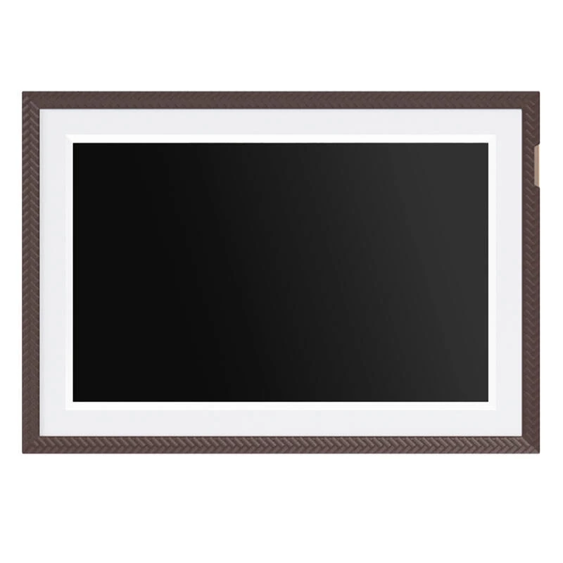 ARZOPA D10 cornice digitale 10,1 pollici (marrone scuro) - 1280x800 IPS touchscreen, 32GB, Wi-Fi