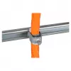 EFB Elektronik staffa a U incl. contropiastra per cavo Ø 28-34 mm