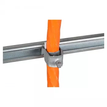 EFB Elektronik staffa a U incl. contropiastra per cavo Ø 28-34 mm