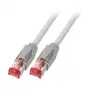 EFB-Elektronik RJ45 cavo patch Cat.6A S/FTP LSZH Dätwyler 7702 TM21 grigio 10m