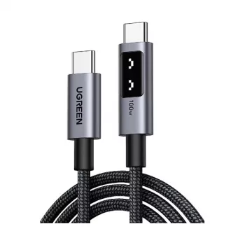 UGREEN Uno L509 100W USB-C a USB-C PD cavo ricarica rapida LED 2m nero