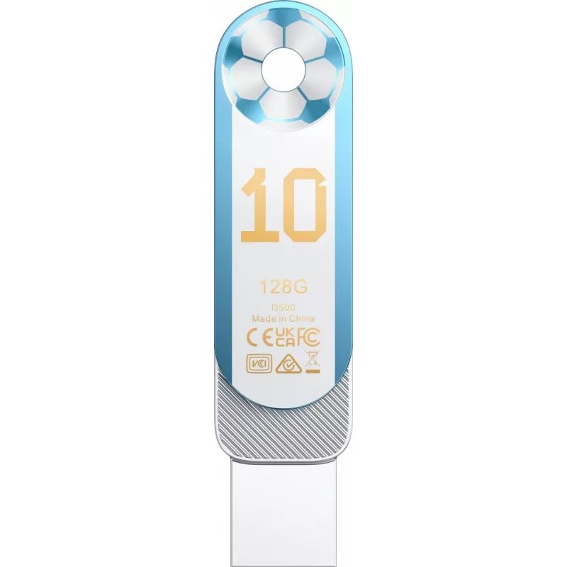 Lexar Dual D500 128GB USB-C/A 3.2 unità flash 400/360MB/s bianco