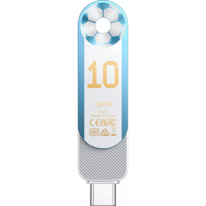 Lexar Dual D500 128GB USB-C/A 3.2 unità flash 400/360MB/s bianco