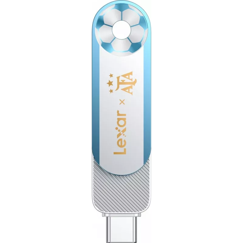 Lexar Dual D500 128GB USB-C/A 3.2 unità flash 400/360MB/s bianco