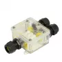 Synergy21 Outdoor Cable Connector IP68 Box 3 Ports Trasparente