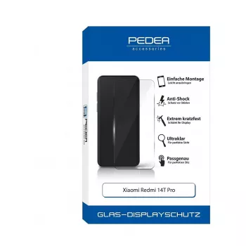 PEDEA Tempered Glass Screen Protector per Xiaomi Redmi 14T (12270002)