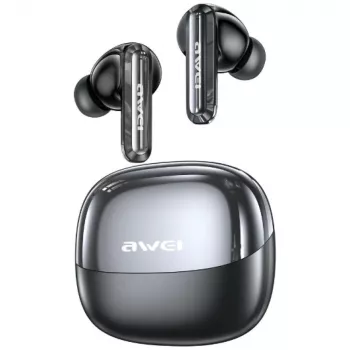 AWEI T229 ANC AI auricolari wireless con docking station, canna di fucile