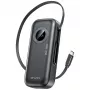 AWEI PowerBank PA-9 10000mAh 22,5W con cavo retrattile nero
