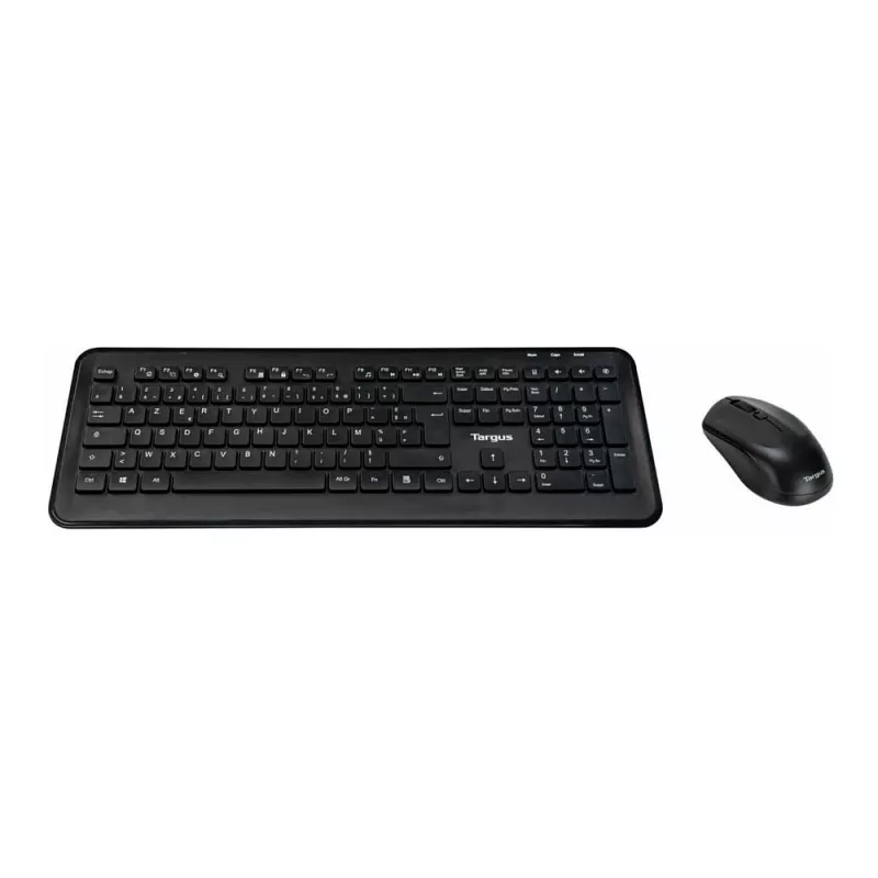 Targus AKM610FR set tastiera e mouse wireless - formato completo - AZERTY - layout francese - nero