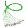 EFB-Elektronik fiber pigtail LC OM2 50/125µm verde 2m